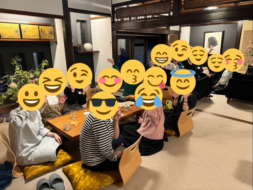 ほのぼのお茶会の様子